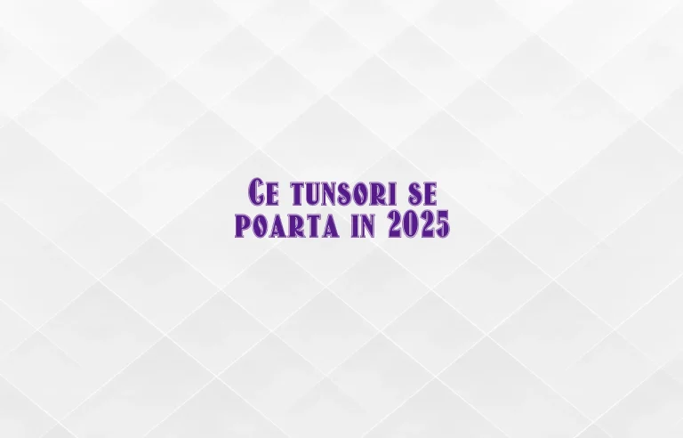 ce tunsori se poarta in 2025