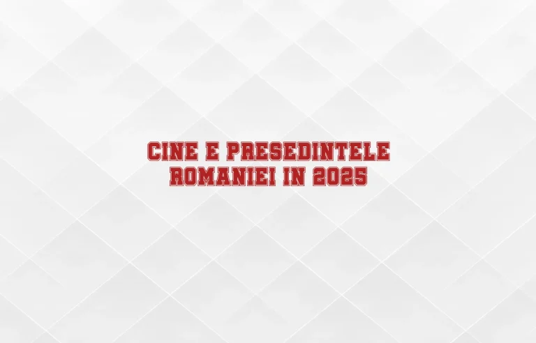 cine e presedintele romaniei 2025