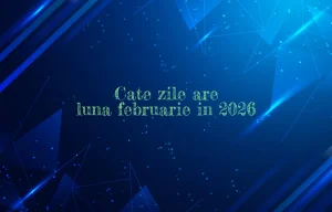 cate zile are luna februarie 2026