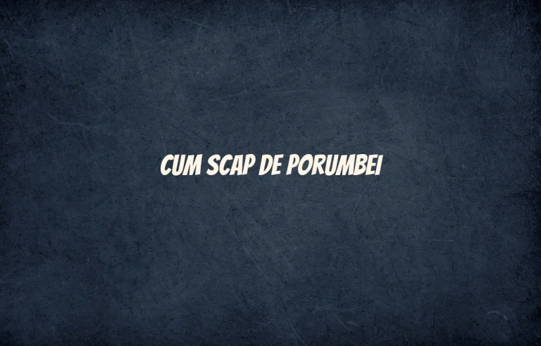 cum scap de porumbei