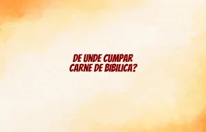 de unde cumpar carne de bibilica