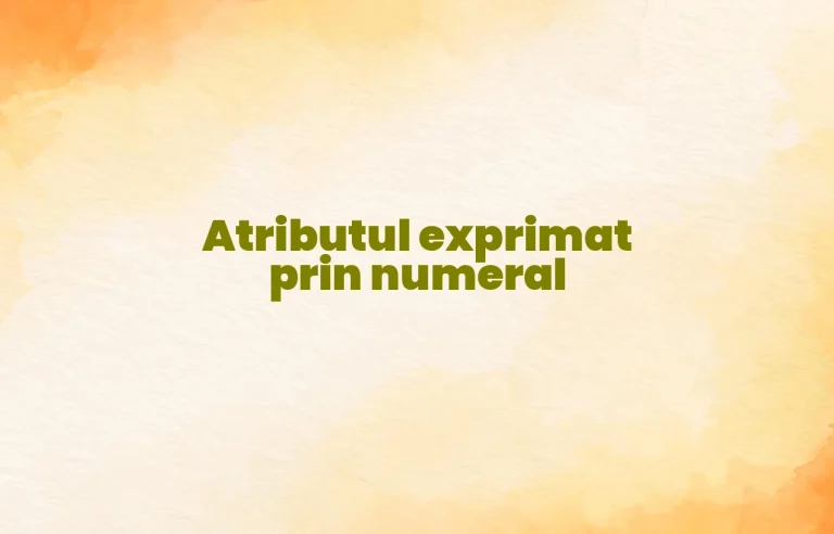 atribut numeral
